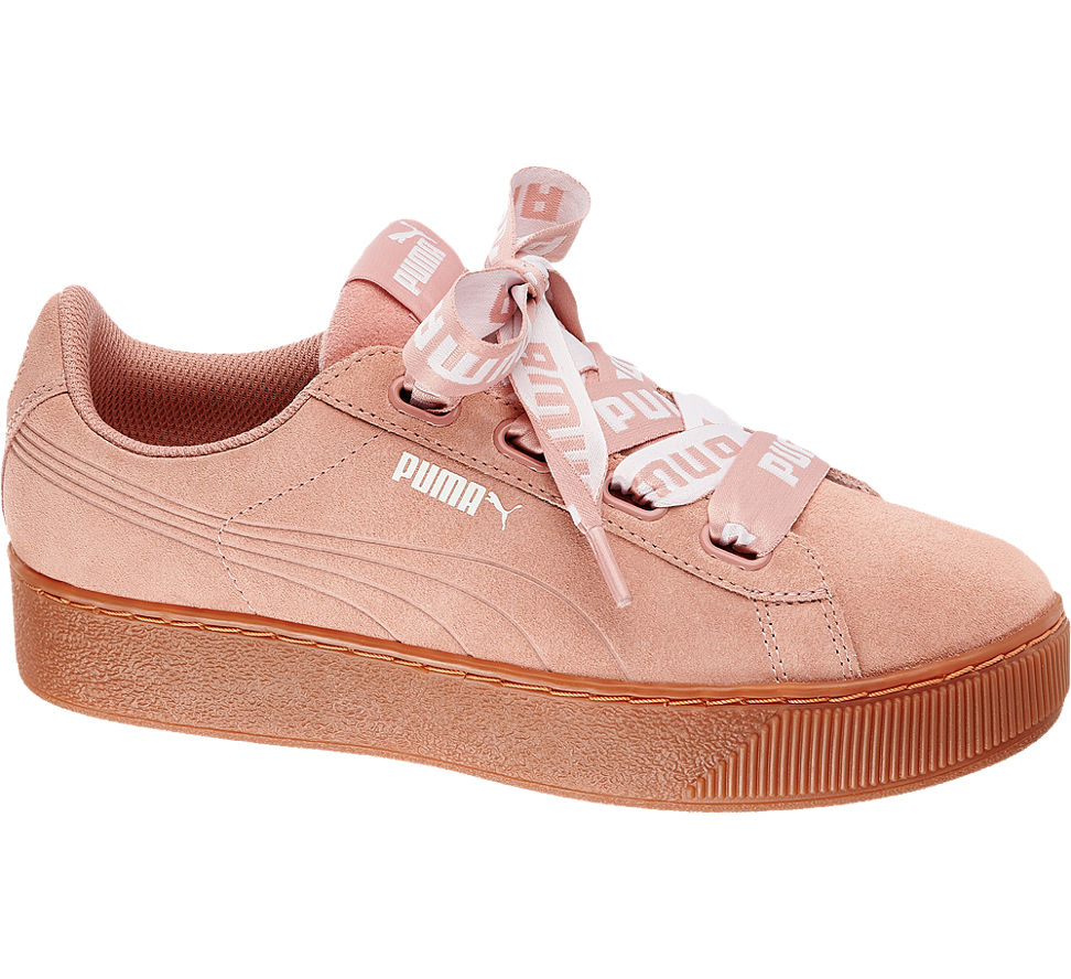 puma damen sneaker vikky platform ribbon puma damen sneaker vikky platform ribbon